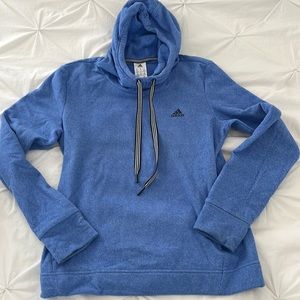 Blue adidas hoodie